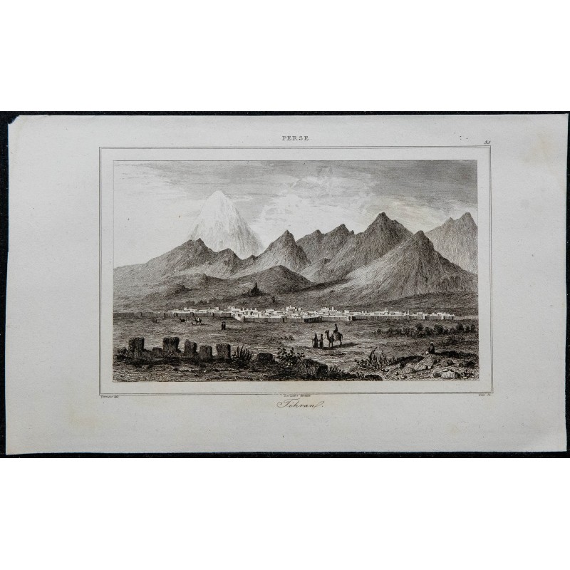 1841 - Vue de Téhéran 