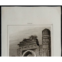 1841 - Portique de la mosquée extérieure de Soultanieh 