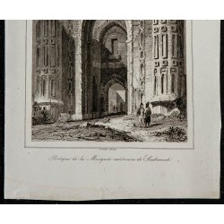 1841 - Portique de la mosquée extérieure de Soultanieh 