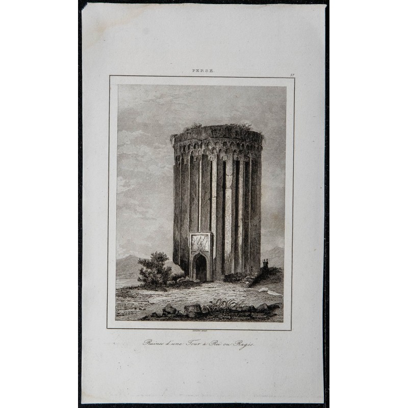1841 - Tour funéraire du seldjoukide Toghrul-Beg à Ray 
