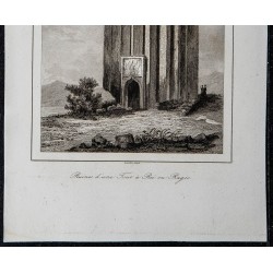 1841 - Tour funéraire du seldjoukide Toghrul-Beg à Ray 