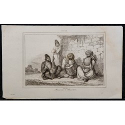 1841 - Musiciens à Bouschir  (Bouchehr) 