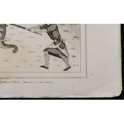 1841 - Combat de Rostam contre l'Éléphant blanc 