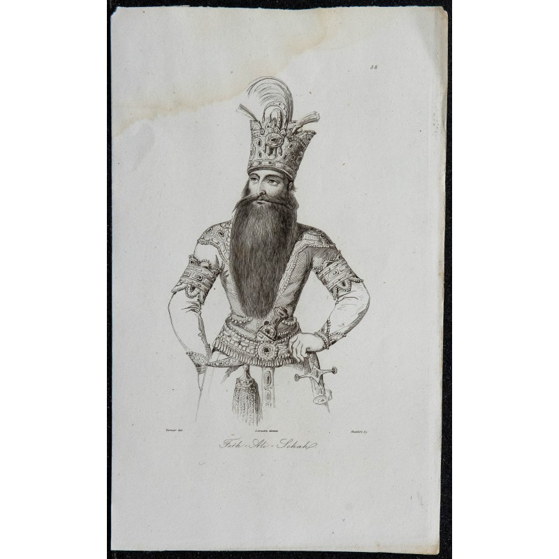 1841 - Portrait de Fath Ali Chah Qadjar 