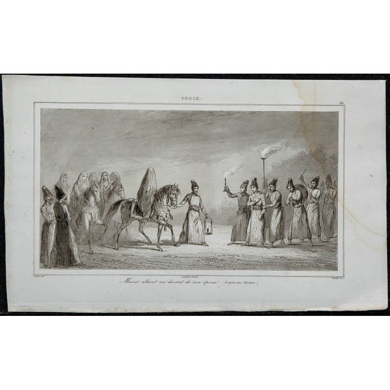 1841 - Mariée allant au-devant de son époux 