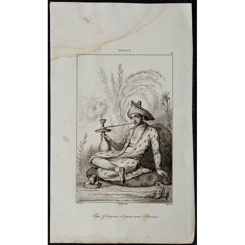 1841 - Portrait d'un page géorgien 