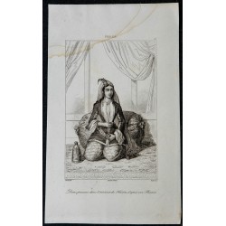 1841 - Portrait de femme persane dans un harem 