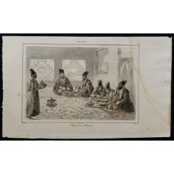 1841 - Repas traditionnel perse 