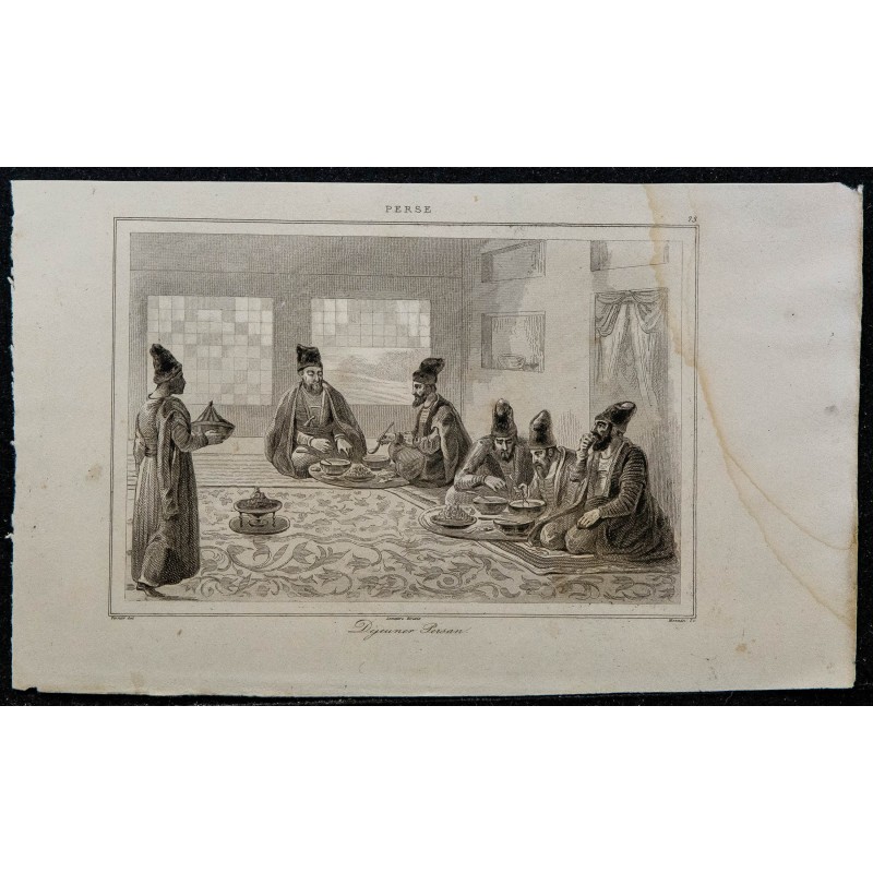 1841 - Repas traditionnel perse 