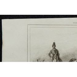 1841 - Persan fumant le Kalyoun narguilé 