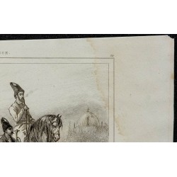 1841 - Persan fumant le Kalyoun narguilé 