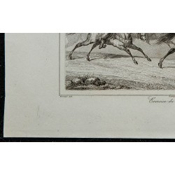 1841 - Exercice équestre persan 
