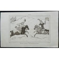 1841 - Cavaliers combattant 