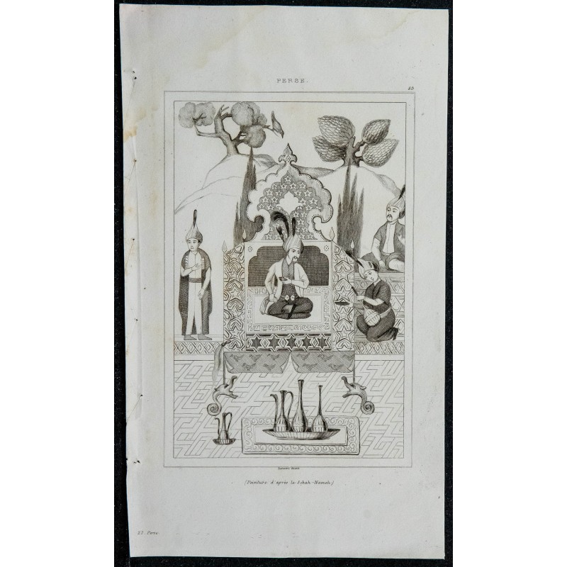 1841 - Scène du Shahnameh 