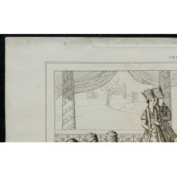 1841 - Roi de Perse sur son trône 