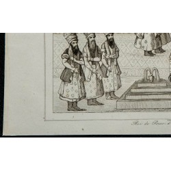 1841 - Roi de Perse sur son trône 