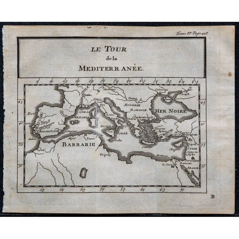 1743 - Carte de la Méditerranée 