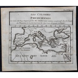 1743 - Carte des Colonies Phéniciennes 