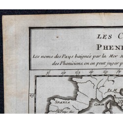 1743 - Carte des Colonies Phéniciennes 
