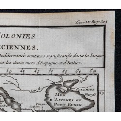 1743 - Carte des Colonies Phéniciennes 