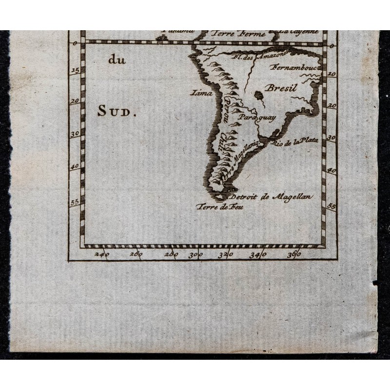 1743 - Carte des Colonies Européennes en Amérique