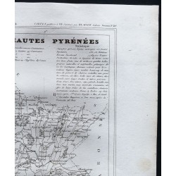 Gravure de 1833 - Département des Hautes Pyrénées - 3