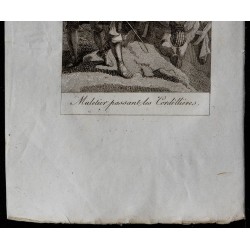 1822 - Muletier passant les Cordillières 