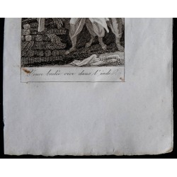 1822 - Veuve brûlée vive dans l'Inde 