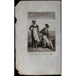 1822 - Habitants de l'Ile de Capri 