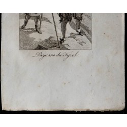 1822 - Paysans du Tyrol 
