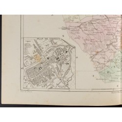 Gravure de 1855 - Carte du département de l'Aube - 4