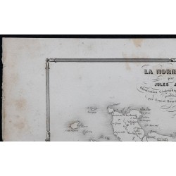 1844 - Carte de la Normandie 