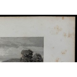 1844 - Vue de la ville et du château d'Eu 