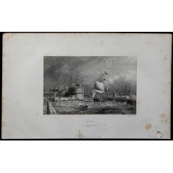 1844 - Vue du Port du Havre 