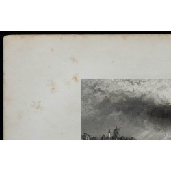 1844 - Vue du port de Quillebeuf 