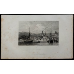 1844 - Vue de Caudebec-en-Caux 