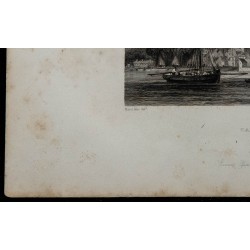 1844 - Vue de Caudebec-en-Caux 