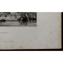 1844 - Vue de Caudebec-en-Caux 