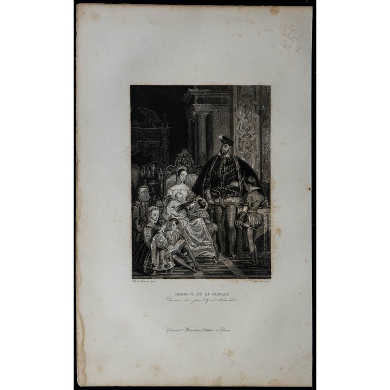 1844 - Portrait de Henri II et sa famille 