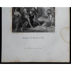 1844 - Supplice de Jeanne d'Arc 