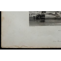 1844 - Vue de Mantes-la-Jolie 