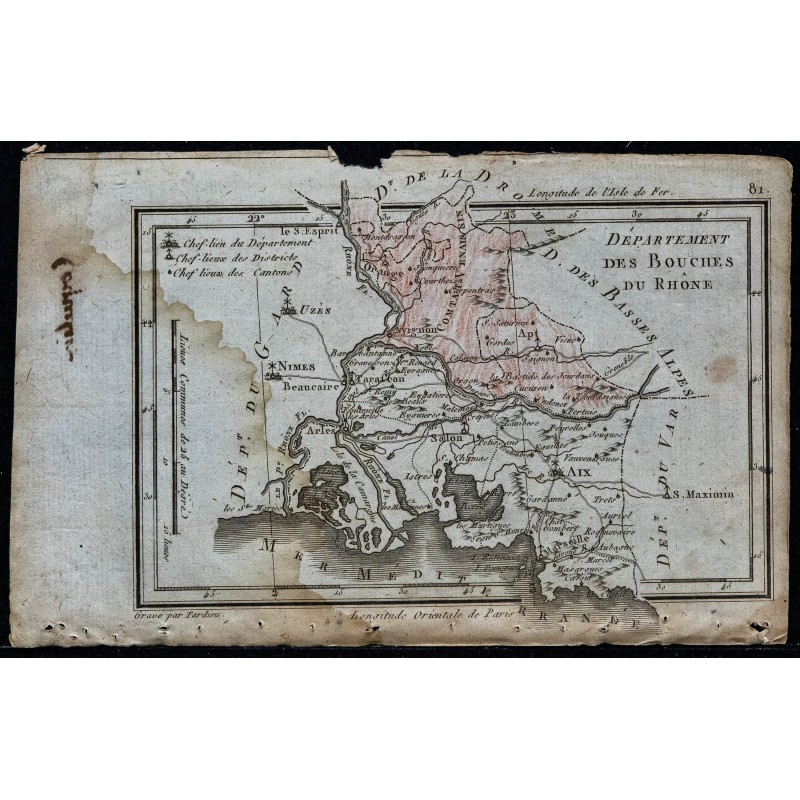 1793 - Département des Bouches-du-Rhône 1793 - Département des Bouches-du-Rhône