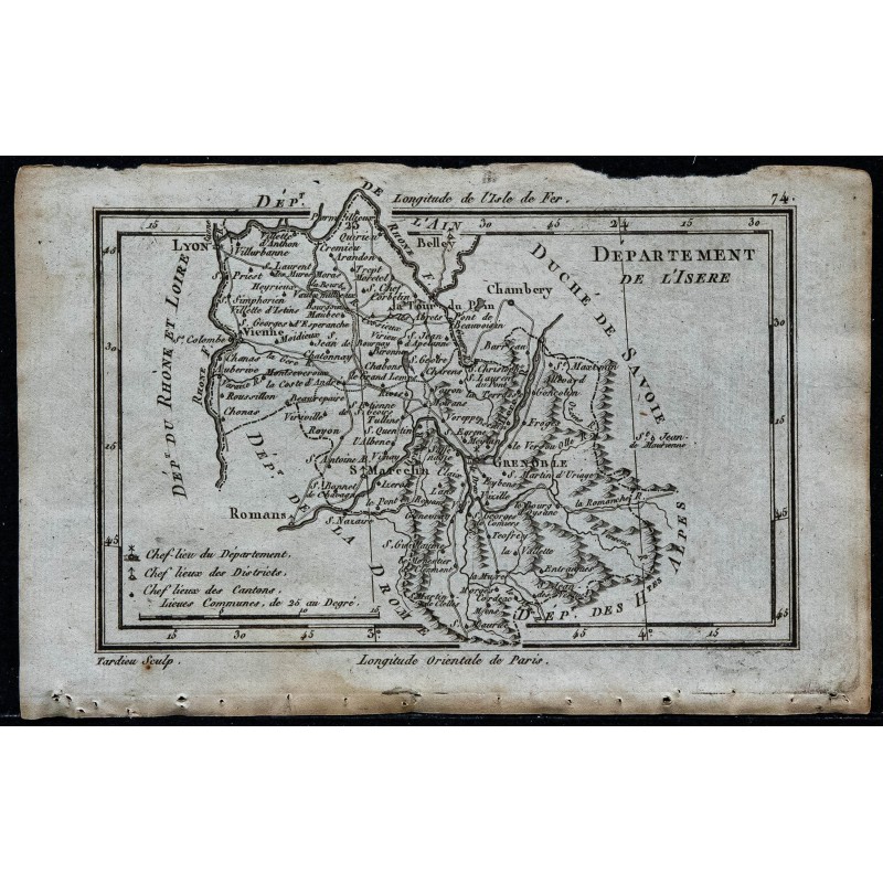 1793 - Département de l'Isère 1793 - Département de l'Isère