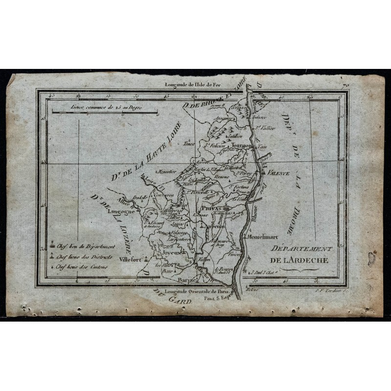 1793 - Département de l'Ardèche 1793 - Département de l'Ardèche