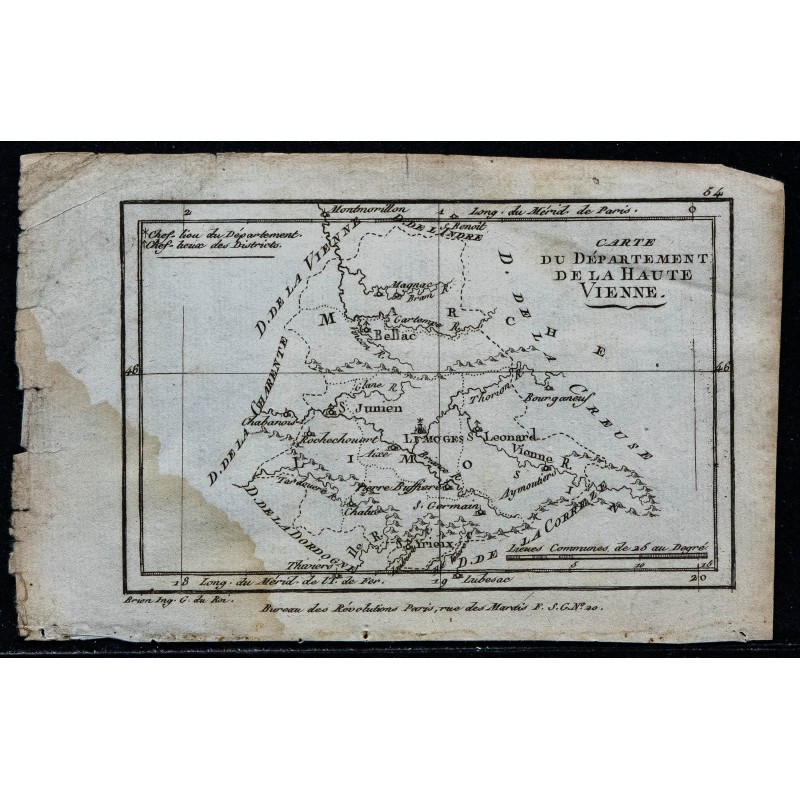 1793 - Département de la Haute-Vienne 1793 - Département de la Haute-Vienne