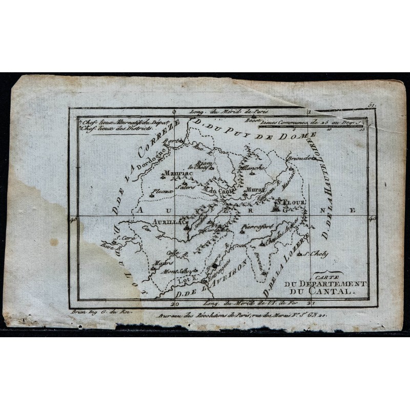1793 - Département du Cantal 1793 - Département du Cantal
