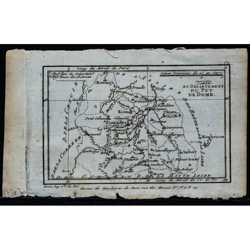 1793 - Département du Puy De Dôme 1793 - Département du Puy De Dôme