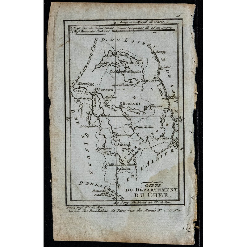 1793 - Département du Cher 1793 - Département du Cher