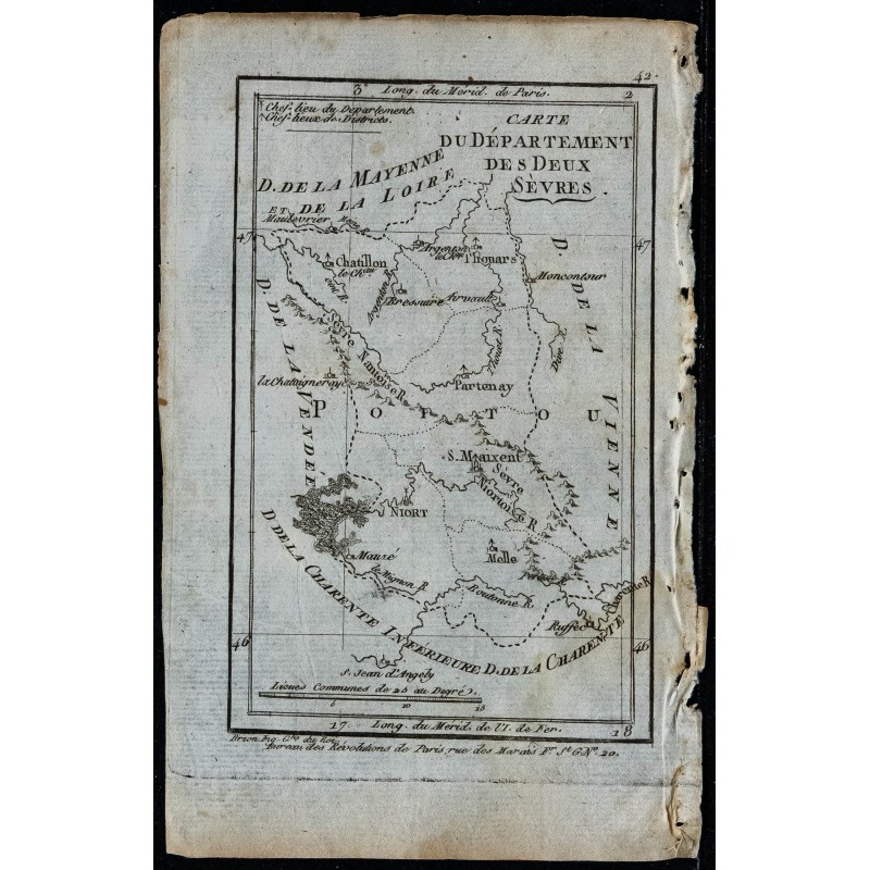 1793 - Département des Deux Sèvres 1793 - Département des Deux Sèvres