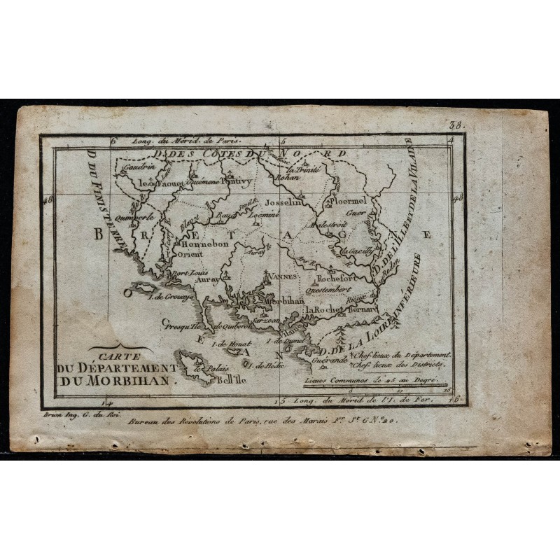 1793 - Département du Morbihan 1793 - Département du Morbihan